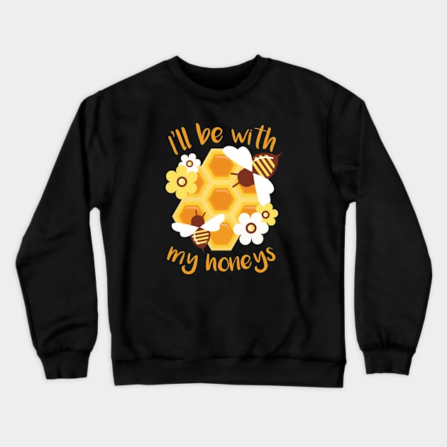 Honey Bees Crewneck Sweatshirt by EarlAdrian